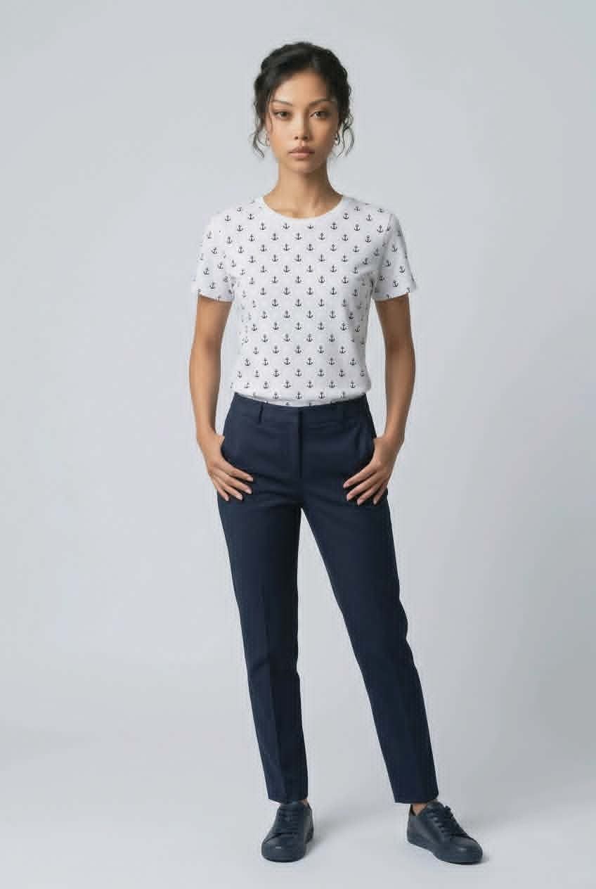 95284# Anchor print S/S t-shirt