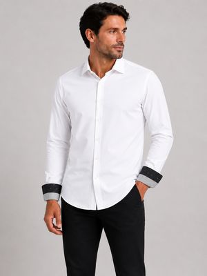 7764195 Long sleeve easy care solid button shirt