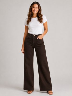 2146-7997-92 High waist wide leg jeans
