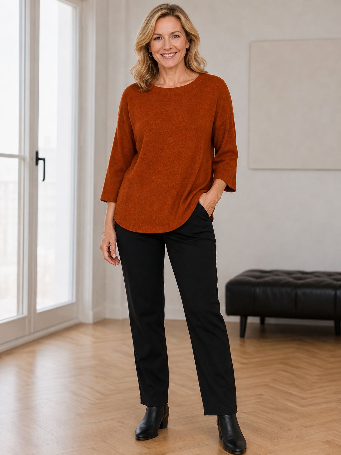 RS 501 Long sleeve soft sweater