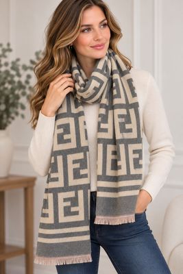 BL070 Thick printed soft scarves