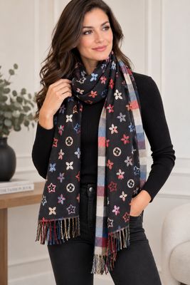 BL070 Thick printed soft scarves