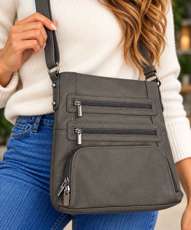BLW3019 Leather crossbody bag