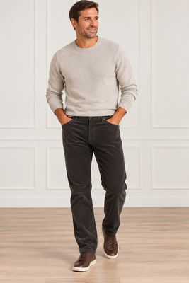 7769400 Stretch 5 pocket dobby corduroy pant