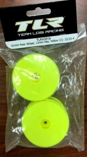 61mm rear wheel 12mm hex yellow