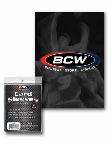 2MIL Card Sleeves 100 pack