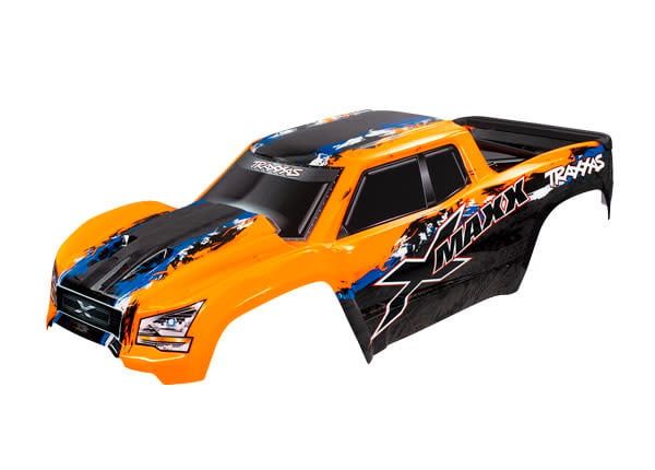 7811 - Body, X-Maxx®, orange (painted, decals applied)
