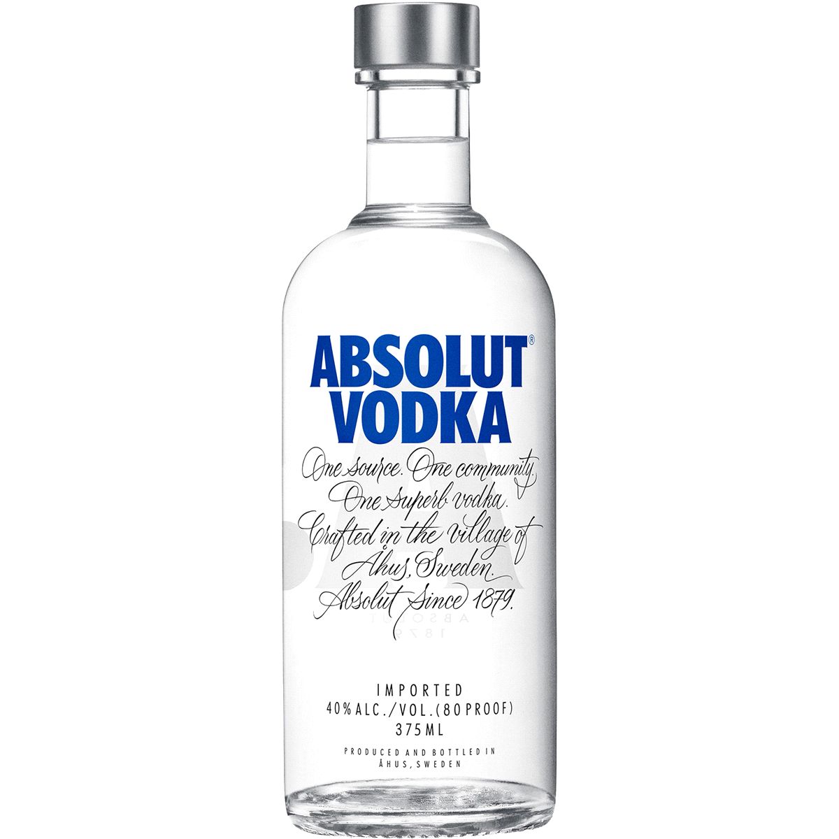 ABSOLUT - VODKA - SWEDEN - 80 PR - 375 ML