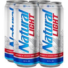 Natural Light - 4pk - 16oz Cans