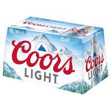 COORS LIGHT - 15PK - ALUMINUM - BOTTLES