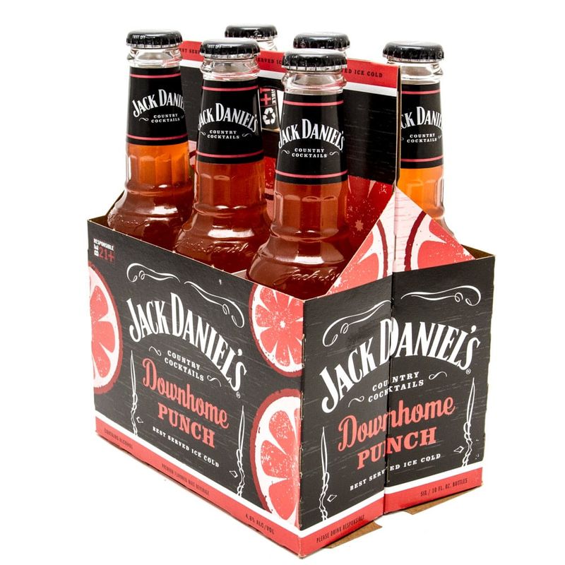 Jack Daniels - Country Cocktails - Downhome Punch - 6pk - 10oz - Bottles