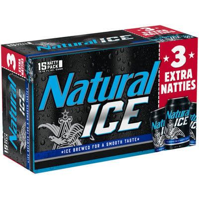Natural Ice - 15pk - 12oz - Cans