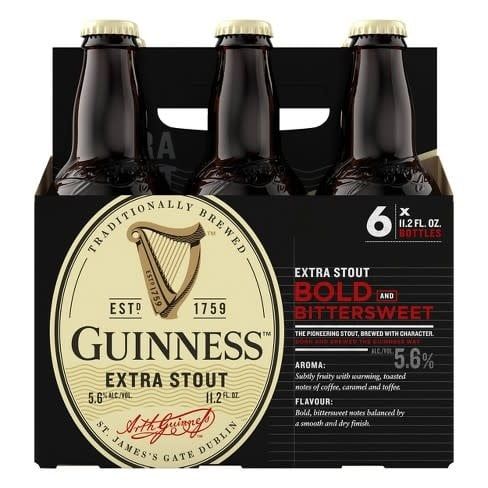 Guinness - Extra Stout - 6pk - 11.2oz - Bottles