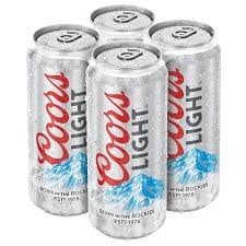 Coors Light - 4pk - 16oz -  Cans