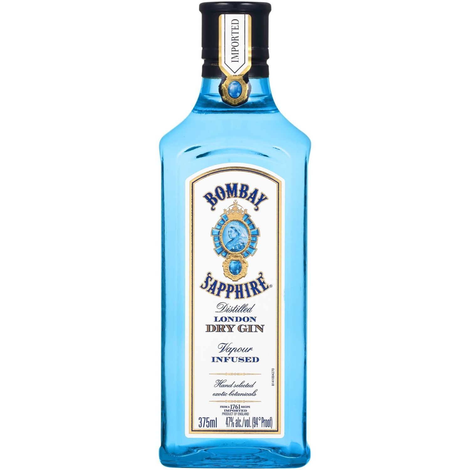 BOMBAY - SAPPHIRE GIN - ENGLAND - 94 PR - 375 ML