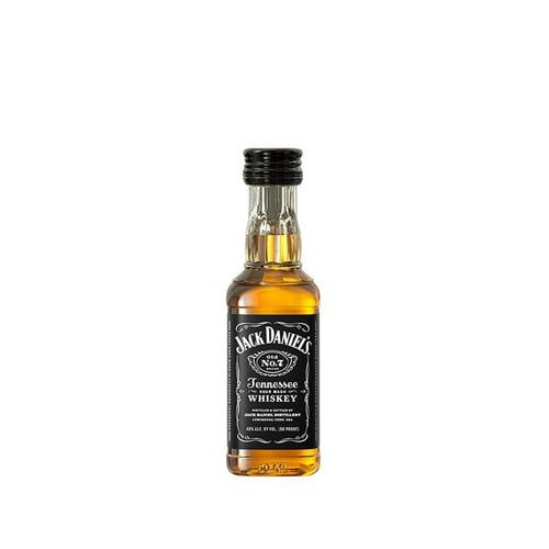 JACK DANIEL&#39;S - OLD NO. 7 - BLACK LABEL - 80 PR - 4 YR -  50 ML