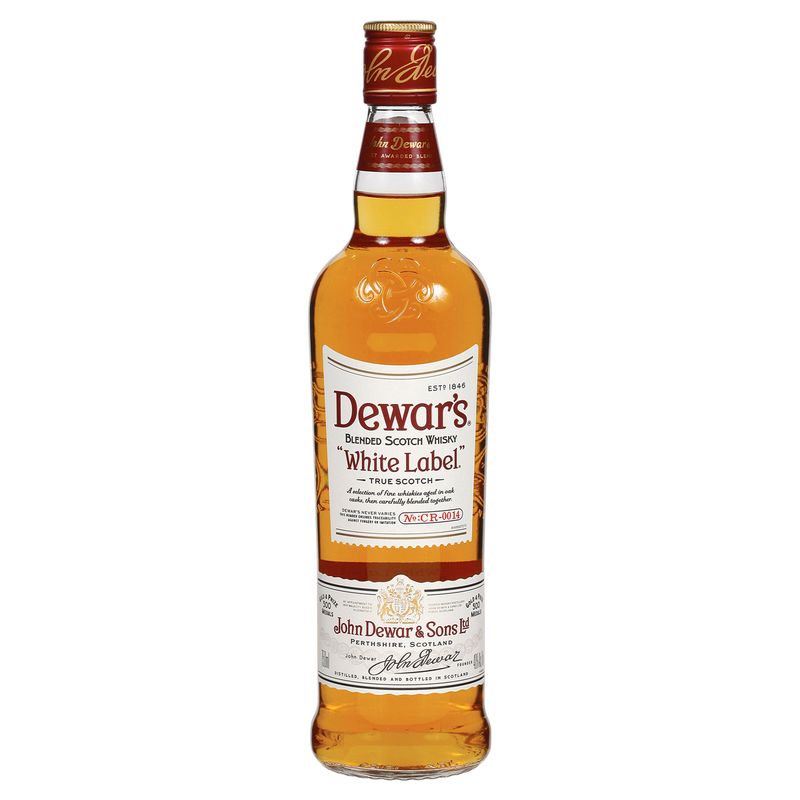 DEWAR&#39;S -  WHITE LABEL -  SCOTCH -  80 PR - 750 ML