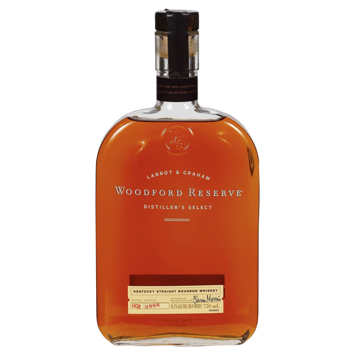 WOODFORD RESERVE -  BOURBON -  90 PR. - 750 ML