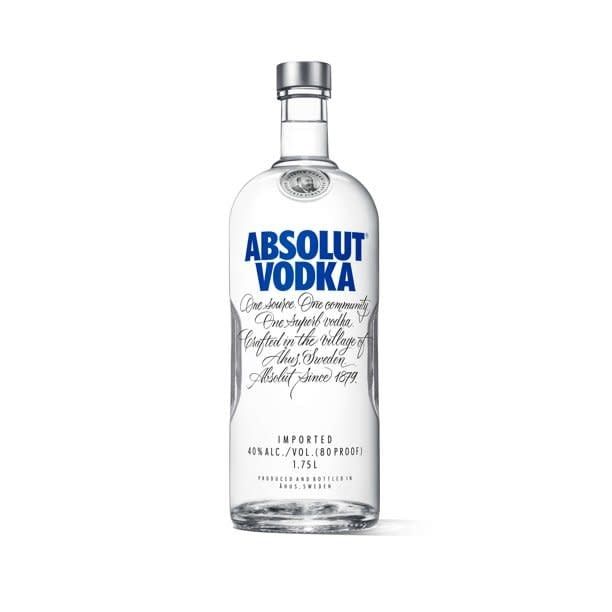 ABSOLUT - VODKA - SWEDEN - 80 PR - 1.75 L