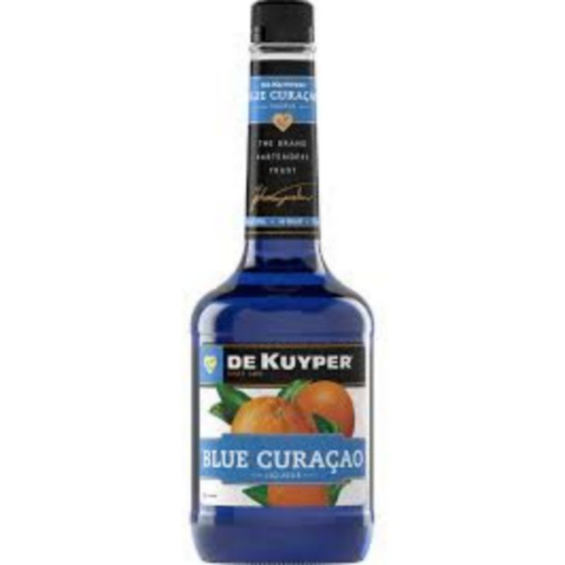 DEKUYPER -  BLUE CURACAO - LIQUEUR - 48 PR - LITER