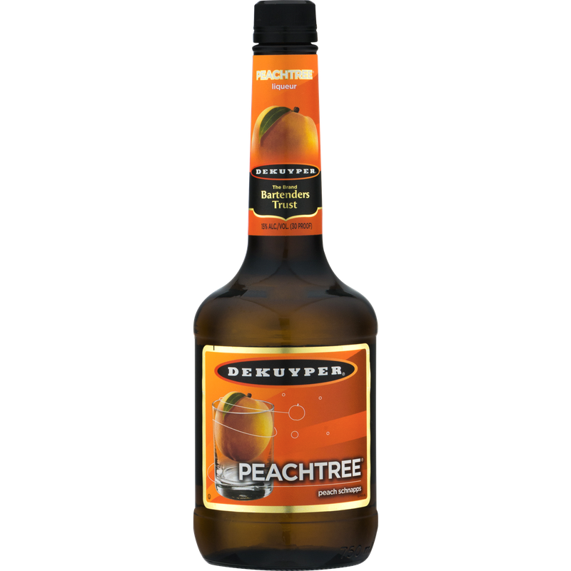 DEKUYPER - PEACHTREE - SCHNAPPS - 30 PR - 375ML