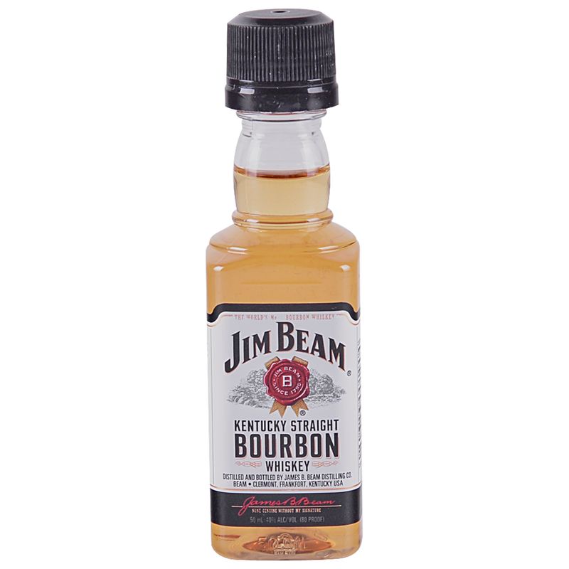 JIM BEAM - KENTUCKY STRAIGHT BOURBON - 80PR - 50ML