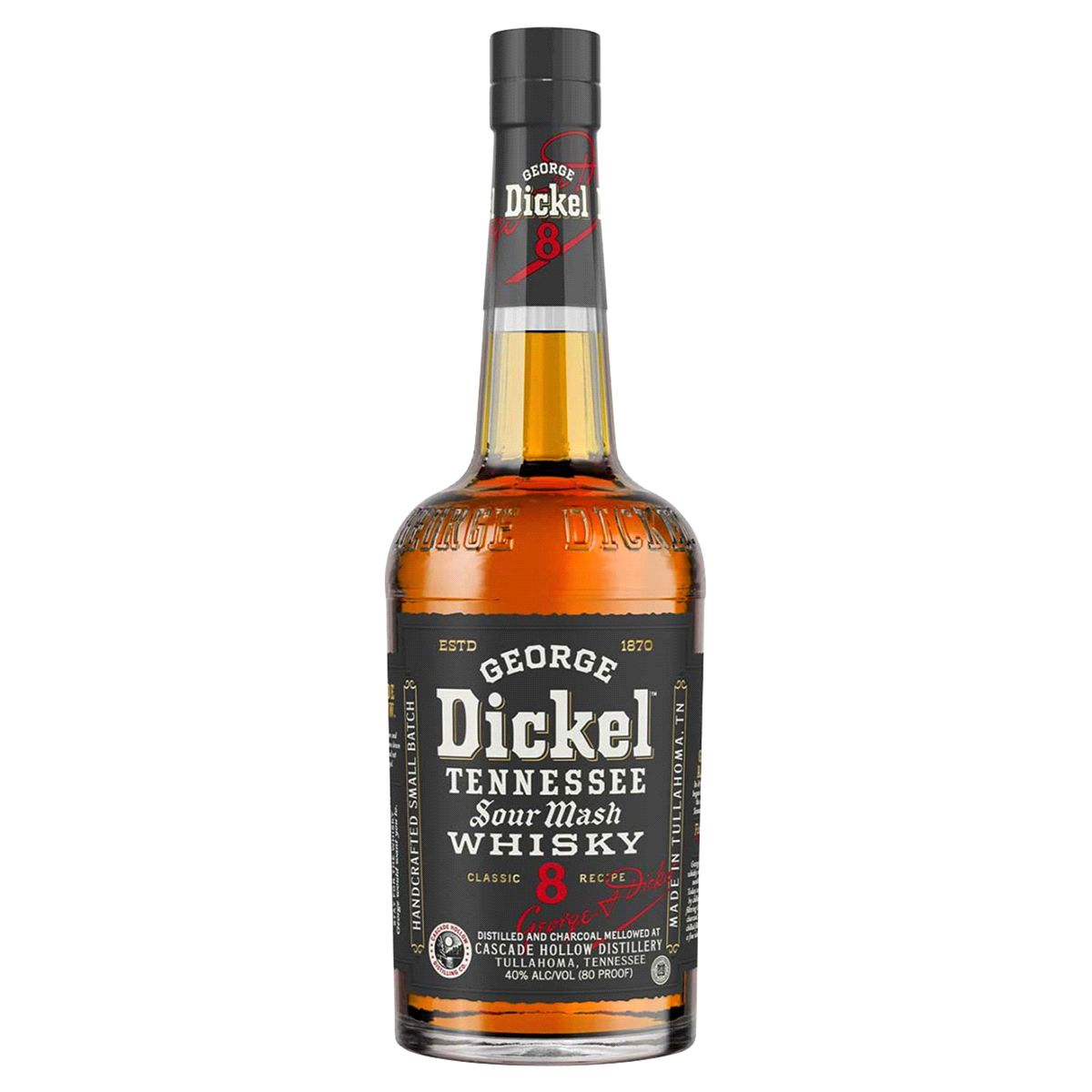 GEORGE DICKEL - OLD NO. 8 BRAND - 80 PR - 750 ML