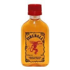 FIREBALL -  CINNAMON WHISKY -  66 PR - 50 ML