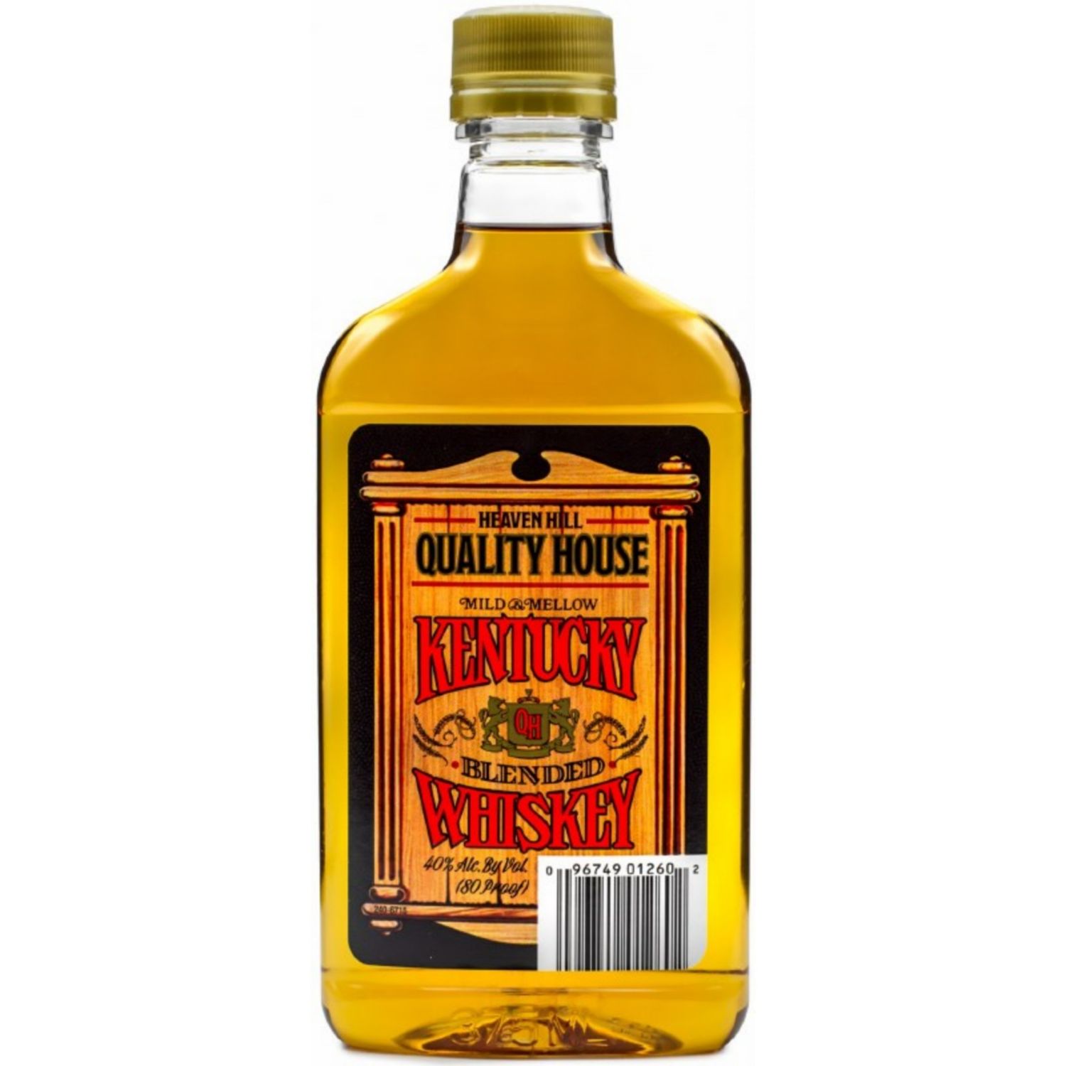 QUALITY HOUSE/HEAVEN HILL - BLENDED WHISKEY - 80PR - 375ML