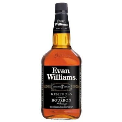 EVAN WILLIAMS - BLACK LABEL - BOURBON -  86 PR - 1.75 L