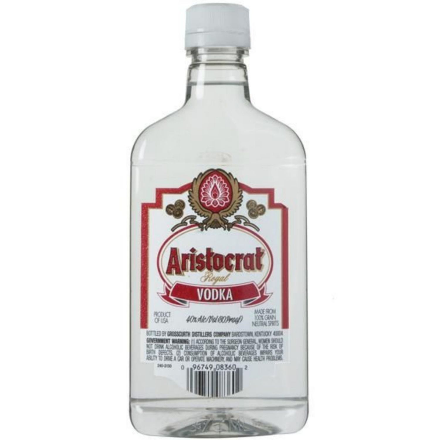 ARISTOCRAT - VODKA - 80 PR -  375 ML