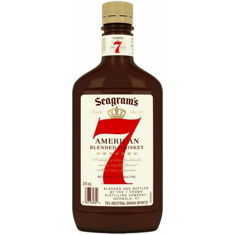 SEAGRAM'S 7 - AMERICAN WHISKEY -  80 PR - 375M L