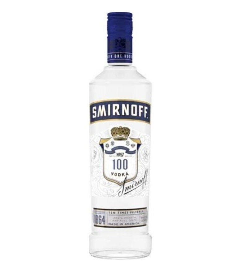 SMIRNOFF -  VODKA -  100 PR -  750 ML