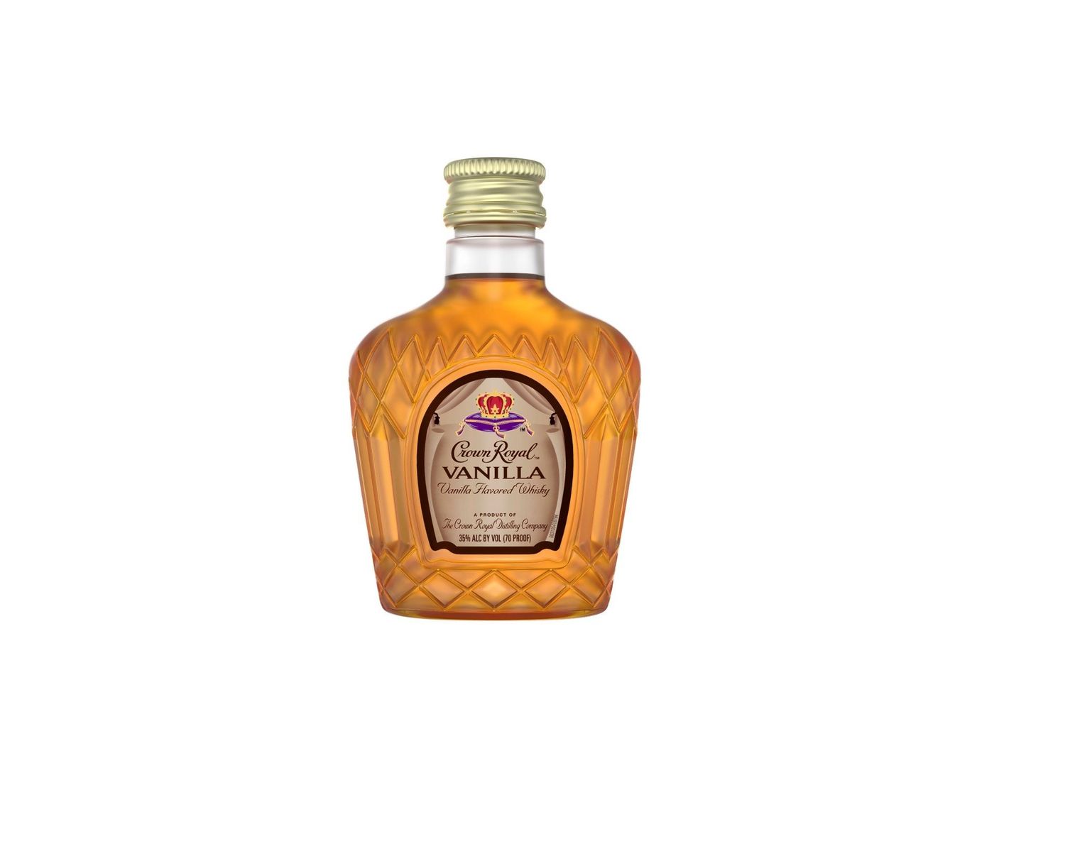 CROWN ROYAL - CANADIAN WHISKY -  VANILLA - 70 PR - 50 ML