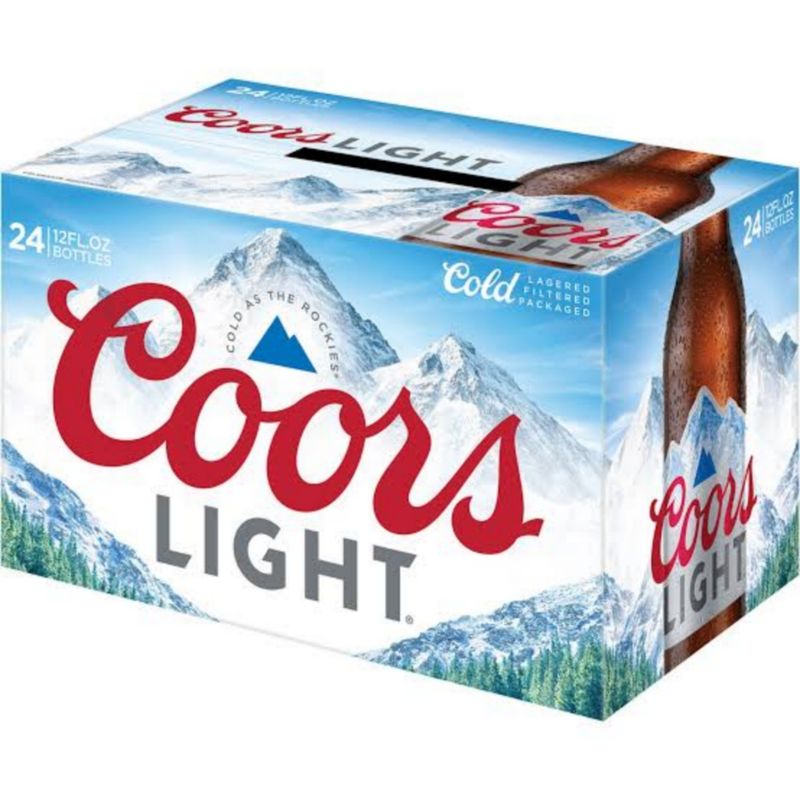 Coors Light - 12oz - 24pk  - Bottles - LOOSE