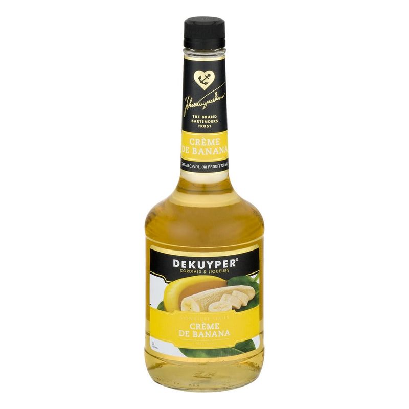 DEKUYPER - CREME DE BANANA - LIQUEUR - 48 PR -  LITER