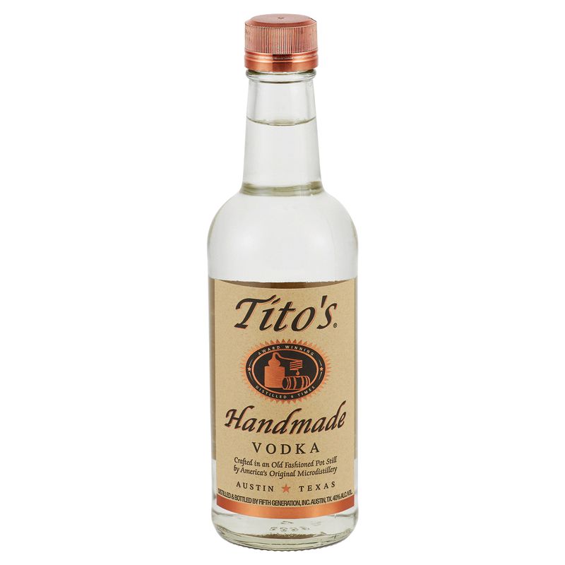 TITOS - HANDMADE - VODKA - 80 PR -  375 ML