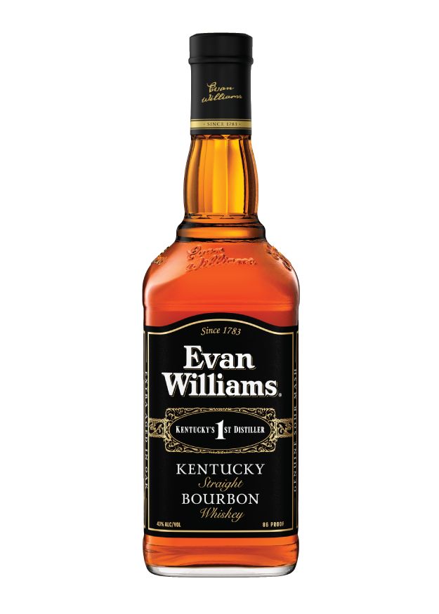 EVAN WILLIAMS - BLACK LABEL - BOURBON - 86 PR - 750 ML