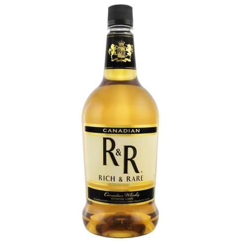 RICH &amp; RARE CANADIAN WHISKY 80 PR. 3 YR. 1.75 L