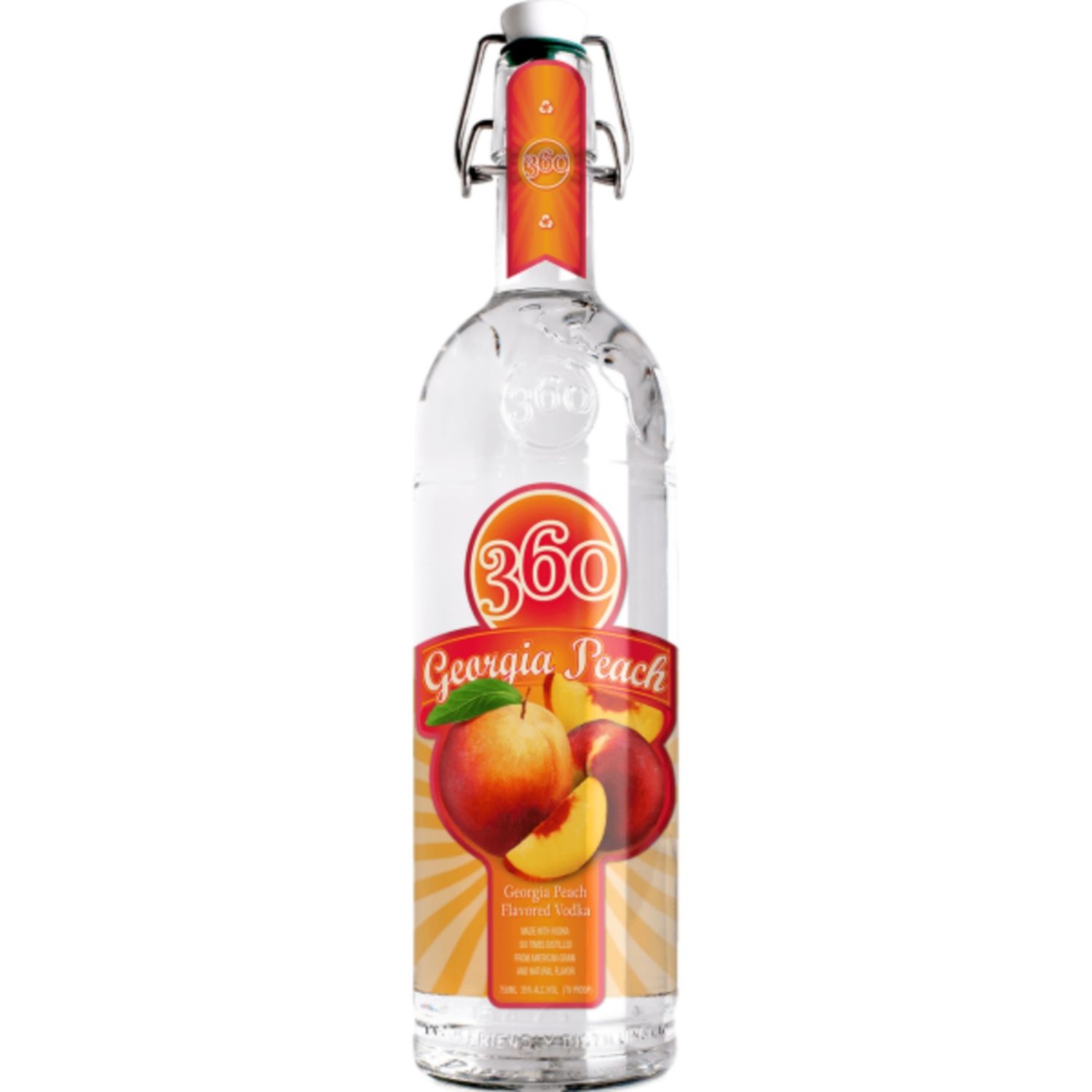 360 - VODKA - GEORGIA PEACH - 70 PR - 750 ML