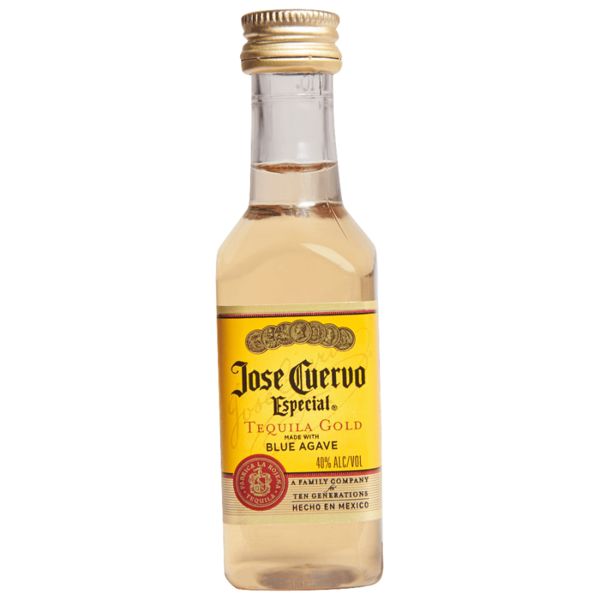 JOSE CUERVO - ESPECIAL GOLD - TEQUILA - 80 PR - 50 ML