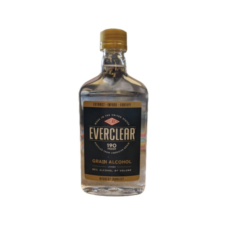 EVERCLEAR - GRAIN ALCOHOL - 190 PR - 375 ML