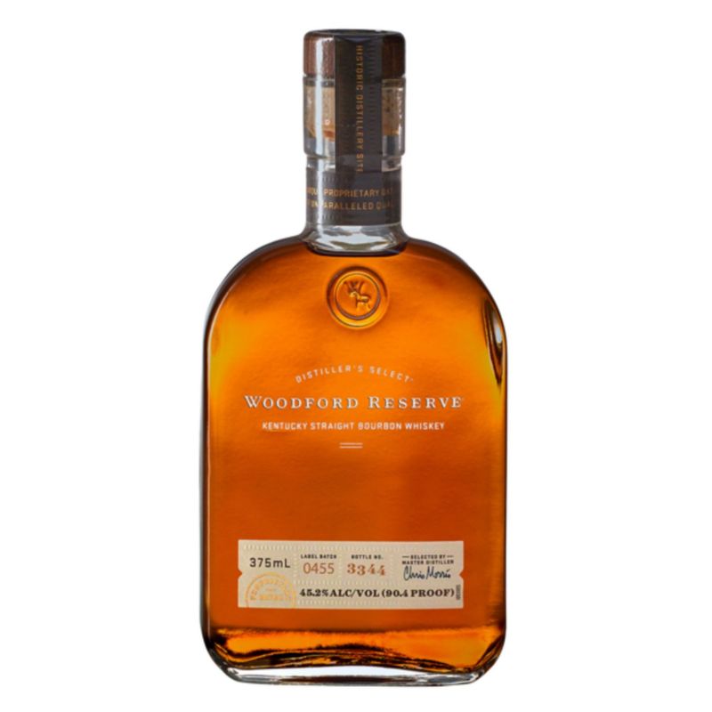 WOODFORD RESERVE - BOURBON -  90 PR - 375 ML
