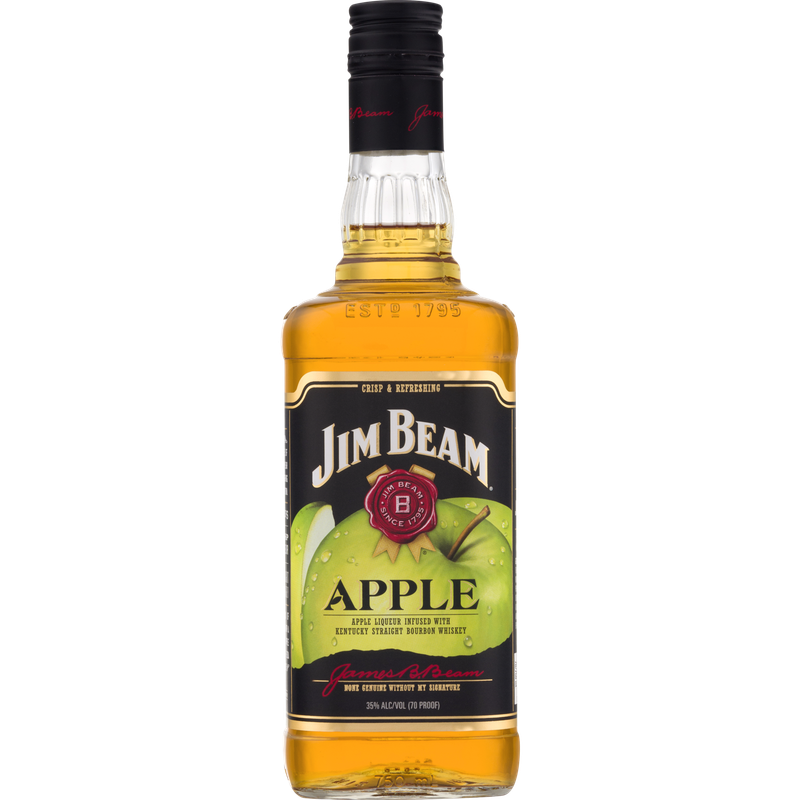 JIM BEAM -  APPLE -  WHISKEY -  70 PR - 750 ML