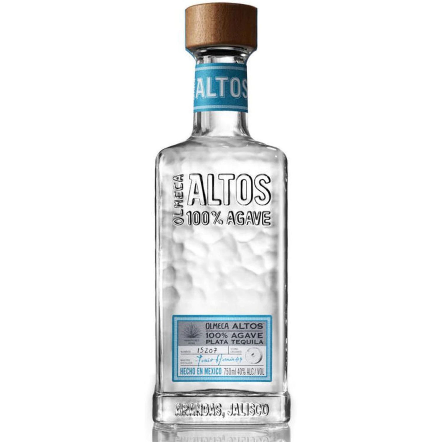OLMECA ALTOS - PLATA - TEQUILA - 80 PR - 750 ML