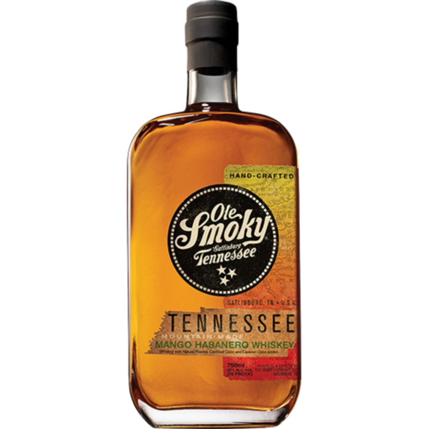 OLE SMOKY MANGO HABANERO  WHISKEY 70 PR. 750 ML