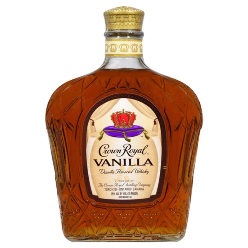 CROWN ROYAL -  CANADIAN WHISKY - VANILLA -  80 PR. - 750 ML