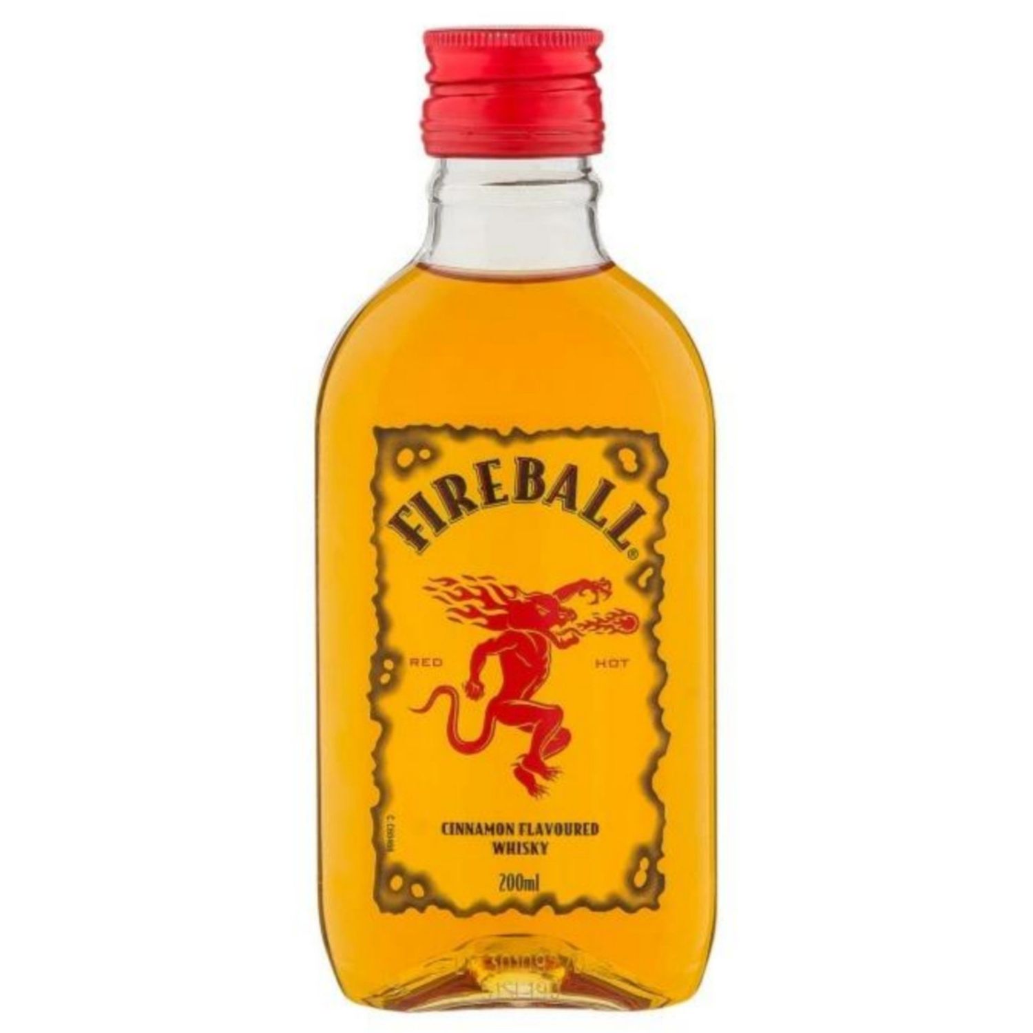 FIREBALL -  CINNAMON WHISKY -  66 PR. -  200 ML