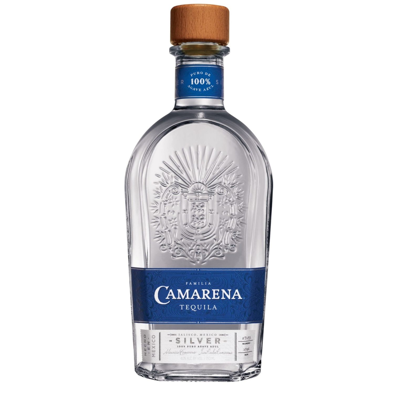 FAMILIA CAMARENA - SILVER TEQUILA - 80 PR -750 ML