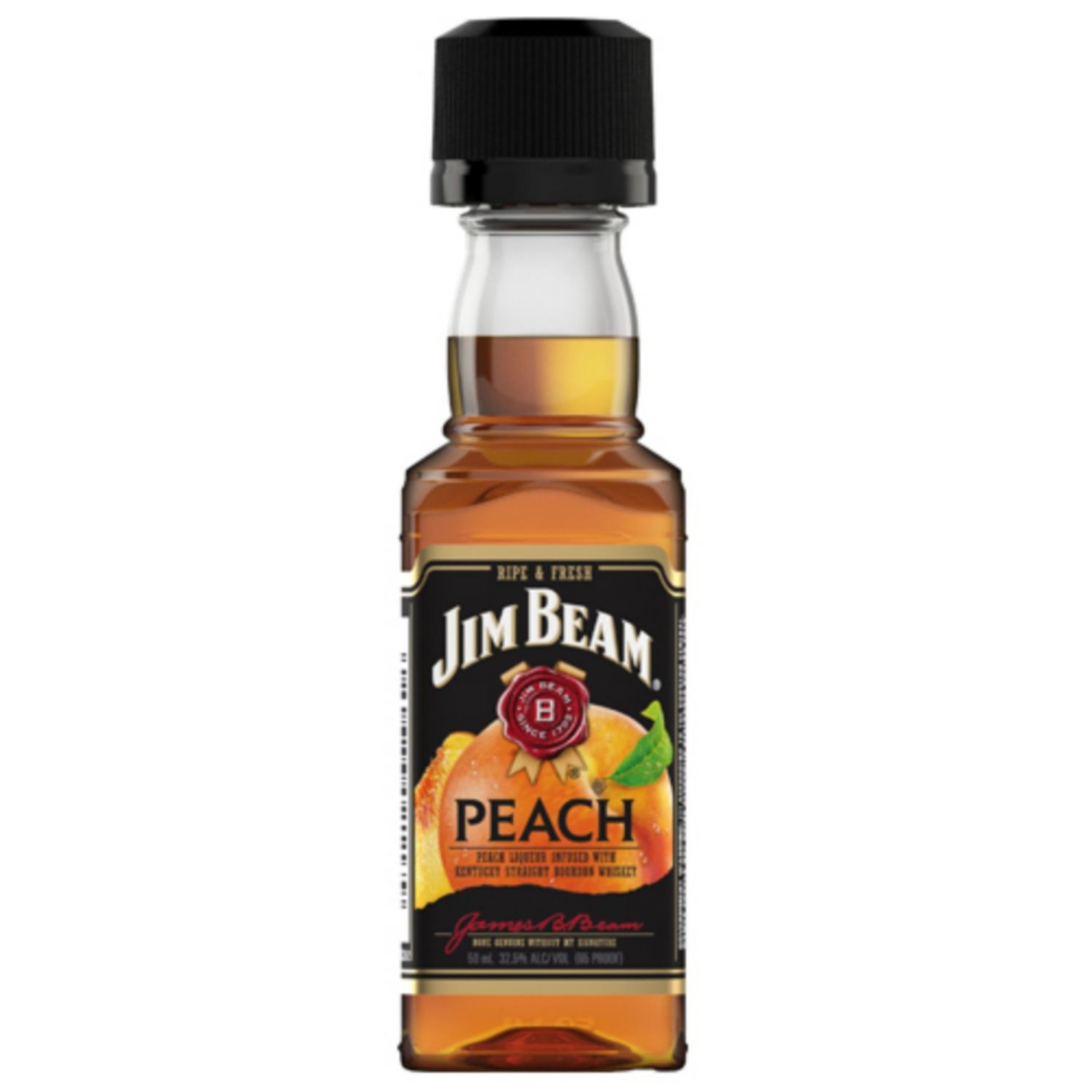 JIM BEAM - PEACH - WHISKEY - 65 PR - 50 ML